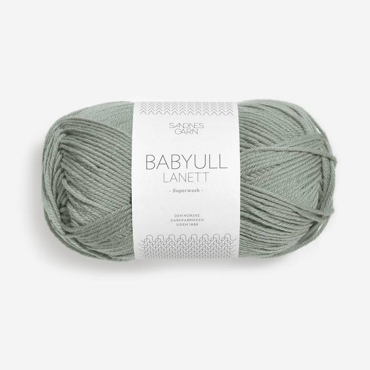 Babyull Lanett - 8521 Stvet Lys Grnn