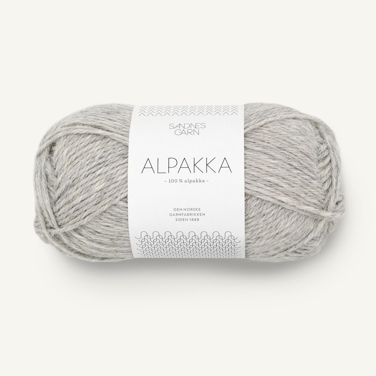 Alpakka - 1032 Lys Gråmelert