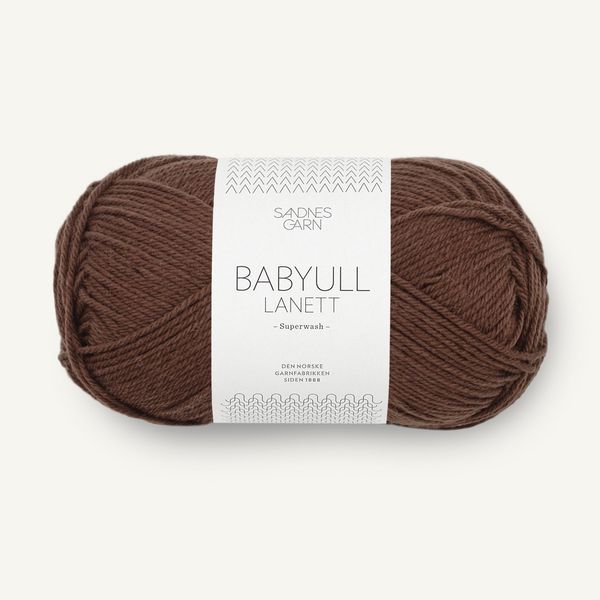 Bilde av Babyull Lanett - 3082 Mørk Brun
