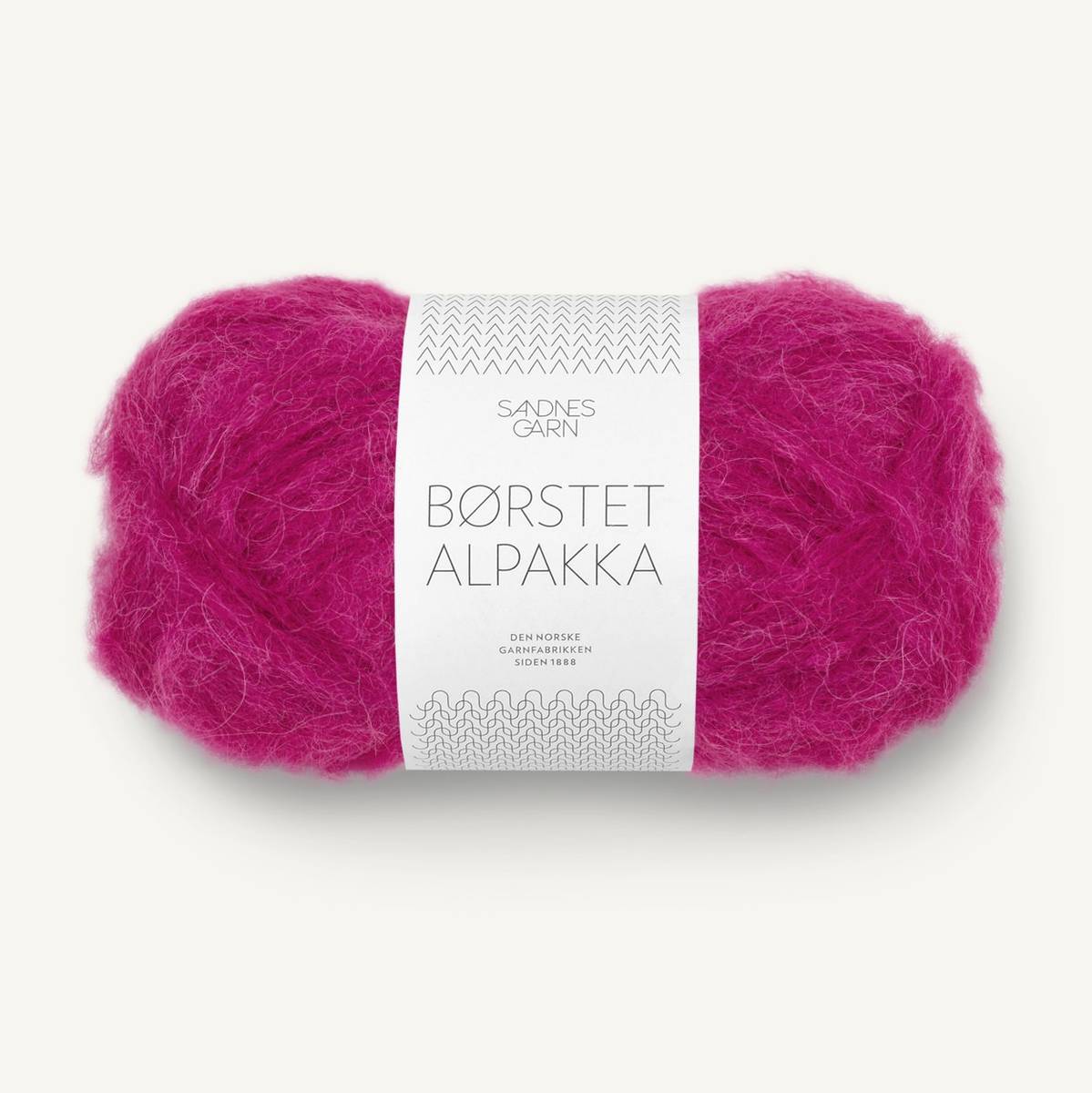 Børstet Alpakka - 4600 Jazzy Pink